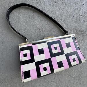 70s mini clutch hand bag